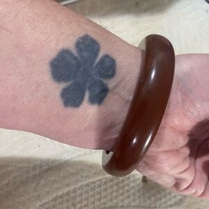 VTG Chocolate Brown Bangle Bracelet